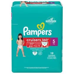 Pampers Cruisers 360 Diapers Size 5 19 Count
