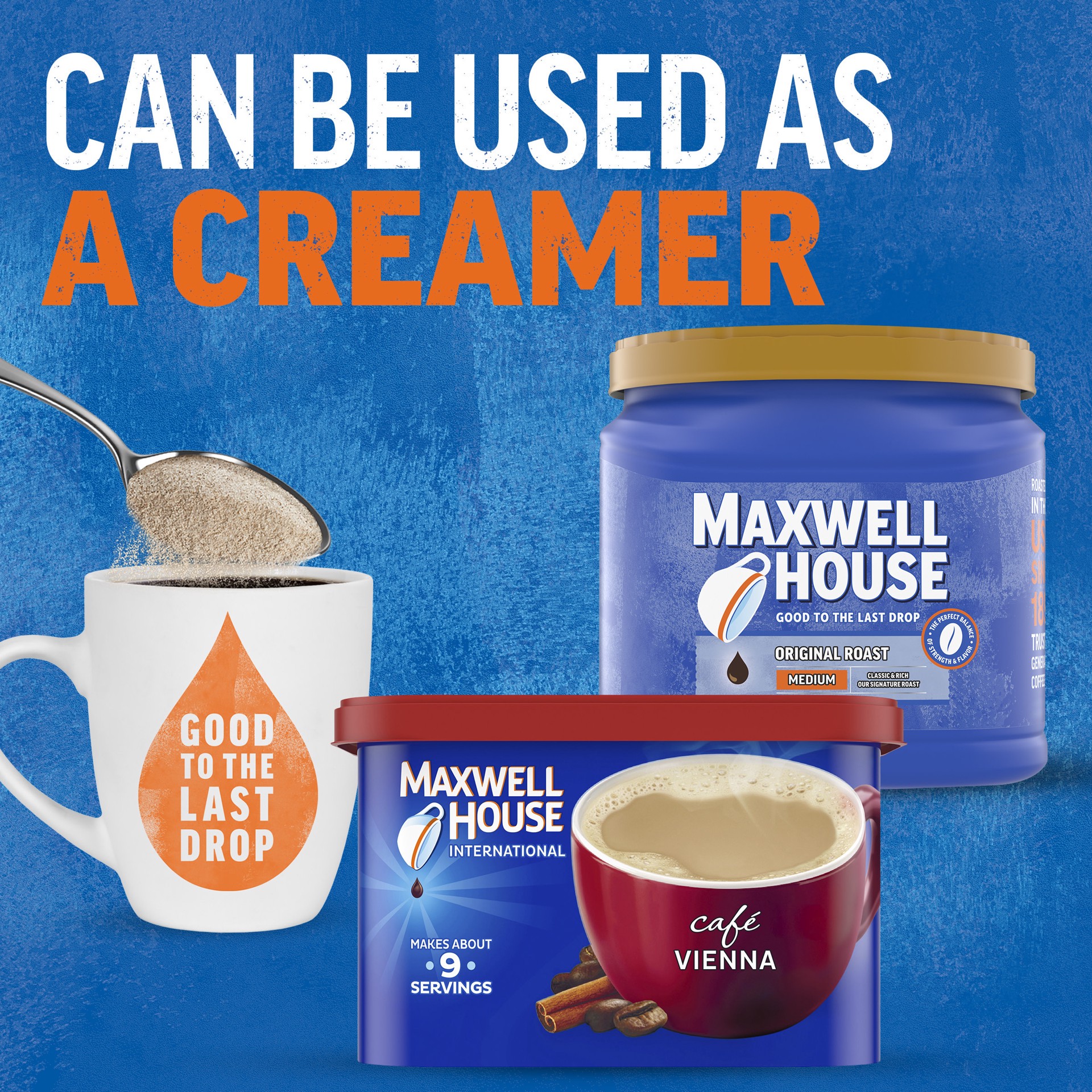 slide 4 of 5, Maxwell House Vienna Café-Style Instant Coffee Beverage Mix, 9 oz. Canister, 9 oz