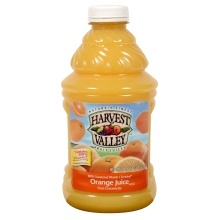 slide 1 of 1, Harvest Valley Sweetened Orange Juice, 46 fl oz