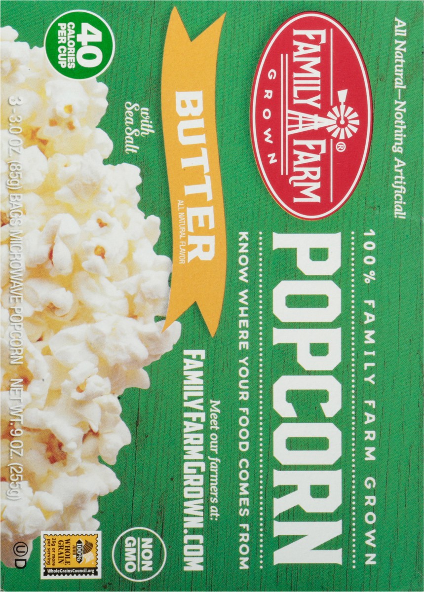 slide 6 of 9, Family Farm Grown Butter Popcorn Bag 9 oz, 9 oz