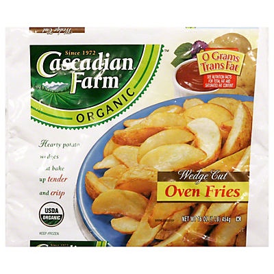 slide 1 of 1, Cascadian Farm Wedge Cut Potato Wedges, 16 oz