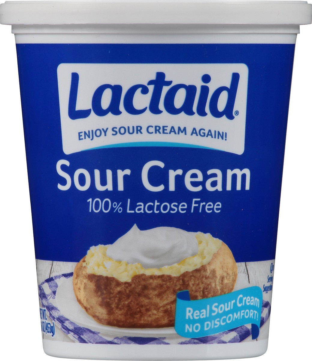 slide 7 of 8, Lactaid Sour Cream, 16 oz, 16 oz