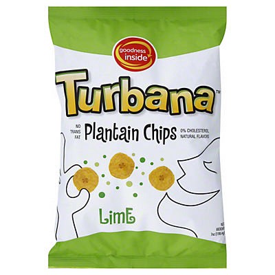 slide 1 of 6, Turbana Plantain Chips Lime, 7 oz