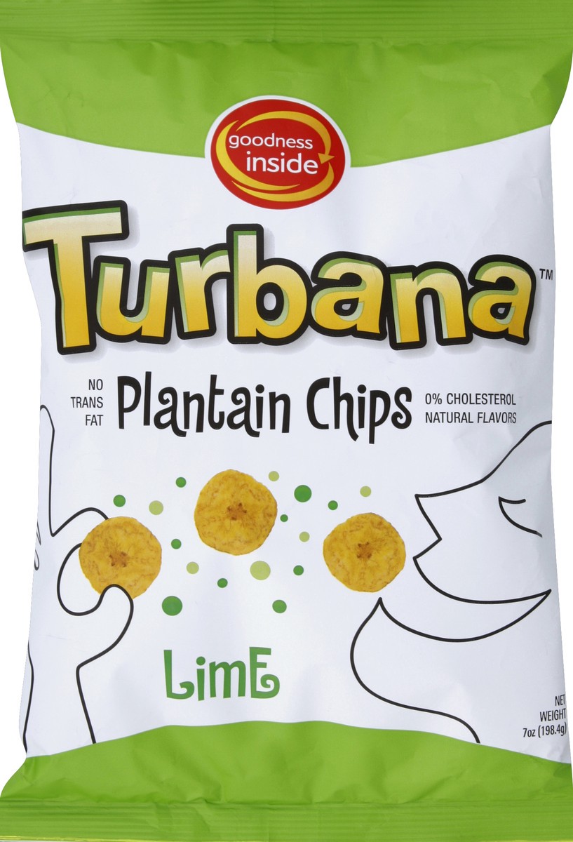 slide 4 of 6, Turbana Plantain Chips Lime, 7 oz