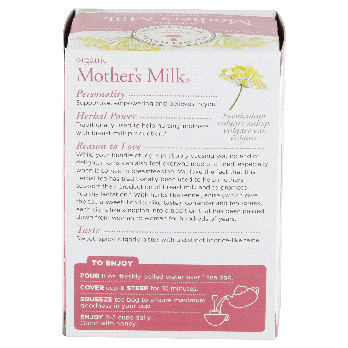 slide 33 of 56, Traditional Medicinals Organic Mother's Milk, Caffeine Free Herbal  Lactation Tea, 16 ct