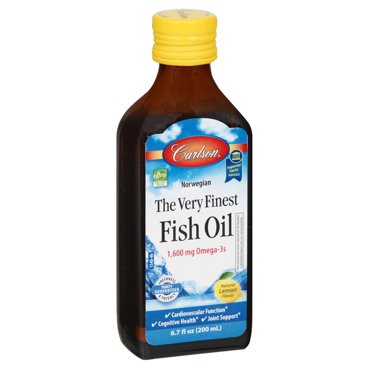 slide 3 of 11, Carlson The Very Finest Fish Oil Lemon Flavor Dietary Supplement, 6.7 fl oz