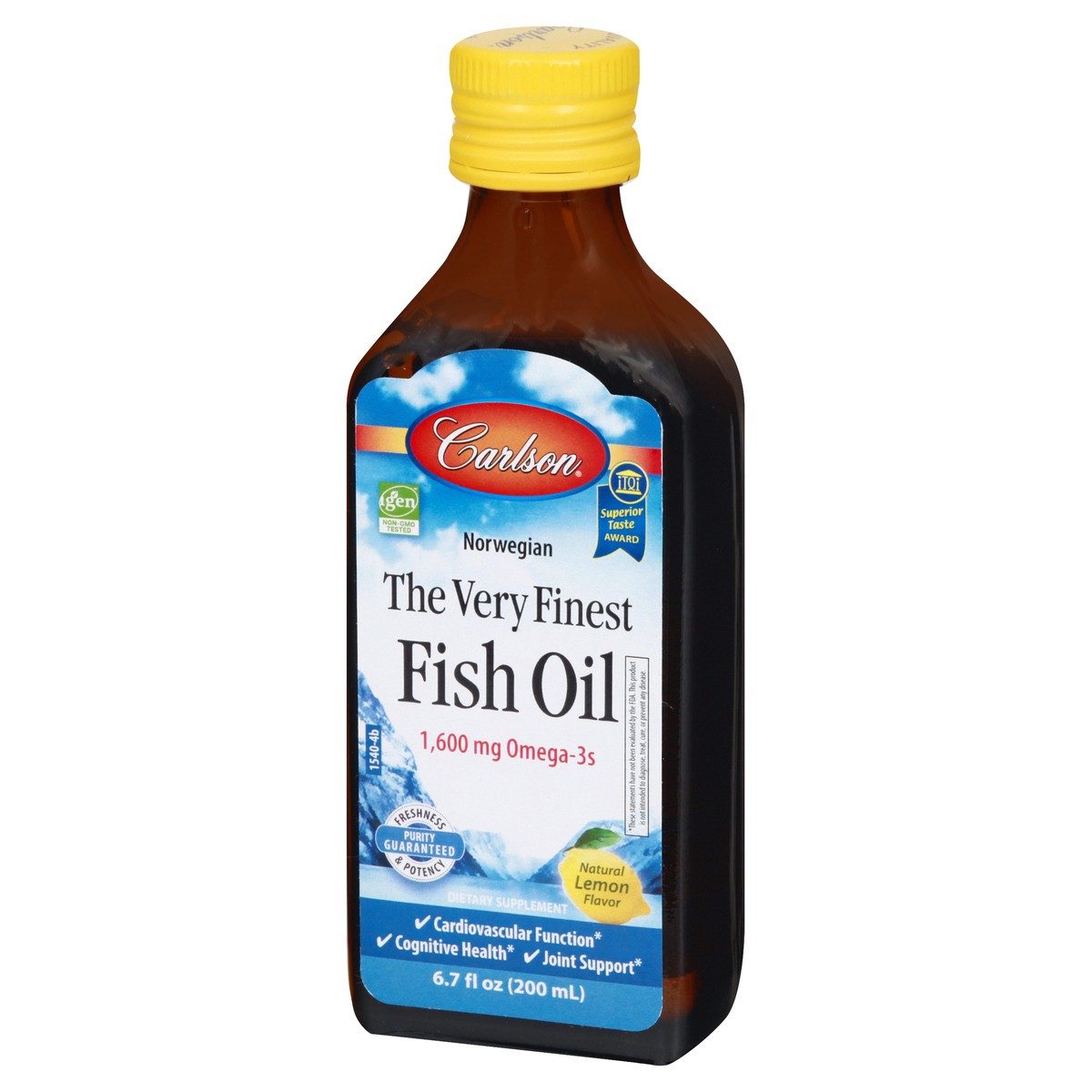 slide 4 of 11, Carlson The Very Finest Fish Oil Lemon Flavor Dietary Supplement, 6.7 fl oz