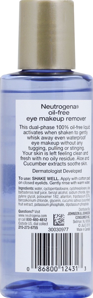 slide 8 of 9, Neutrogena Oil-Free Eye Makeup Remover 3.8 oz, 3.8 oz