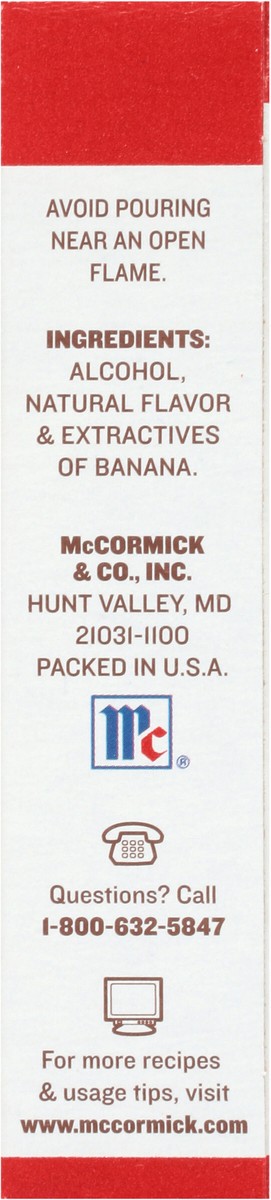 slide 2 of 9, Mccormick Banana Extract Banana, 1 fl oz