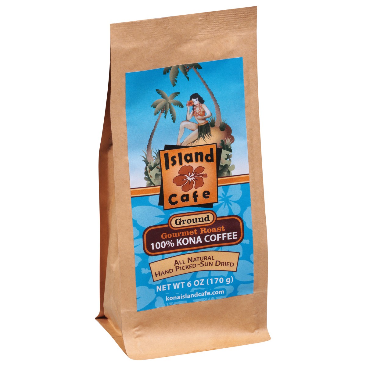 slide 5 of 9, Island Cafe Ground Gourmet Roast 100% Kona Coffee - 6 oz, 6 oz