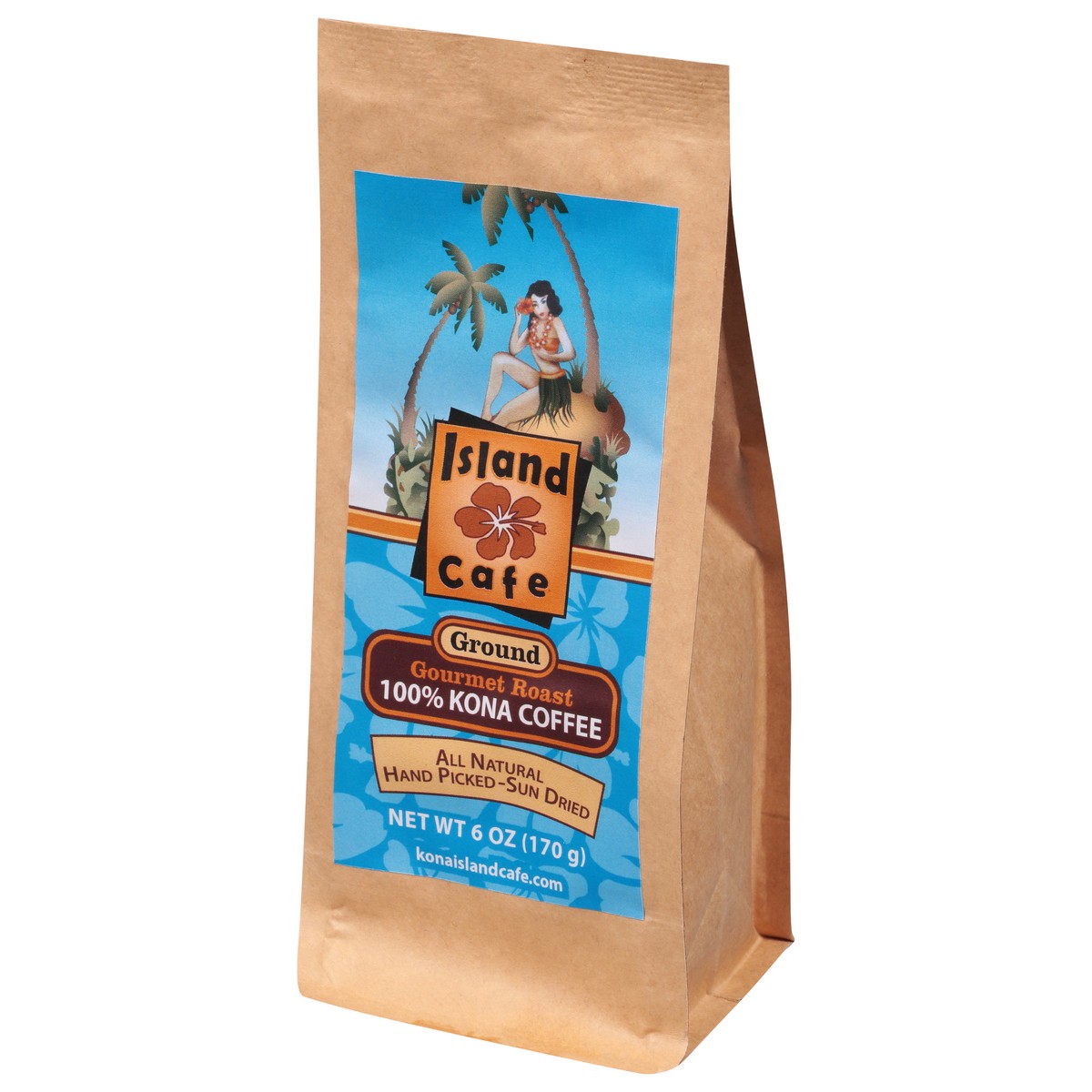 slide 8 of 9, Island Cafe Ground Gourmet Roast 100% Kona Coffee - 6 oz, 6 oz