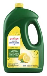 Giant Eagle Dishwasher Gel, Lemon