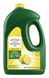 Giant Eagle Dishwasher Gel, Lemon