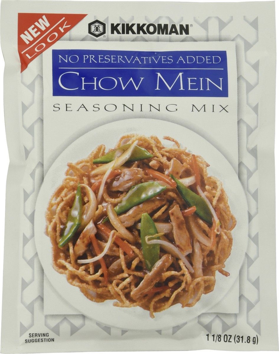 slide 4 of 9, Kikkoman Chow Mein Seasoning Mix 1.125 oz, 1.12 oz