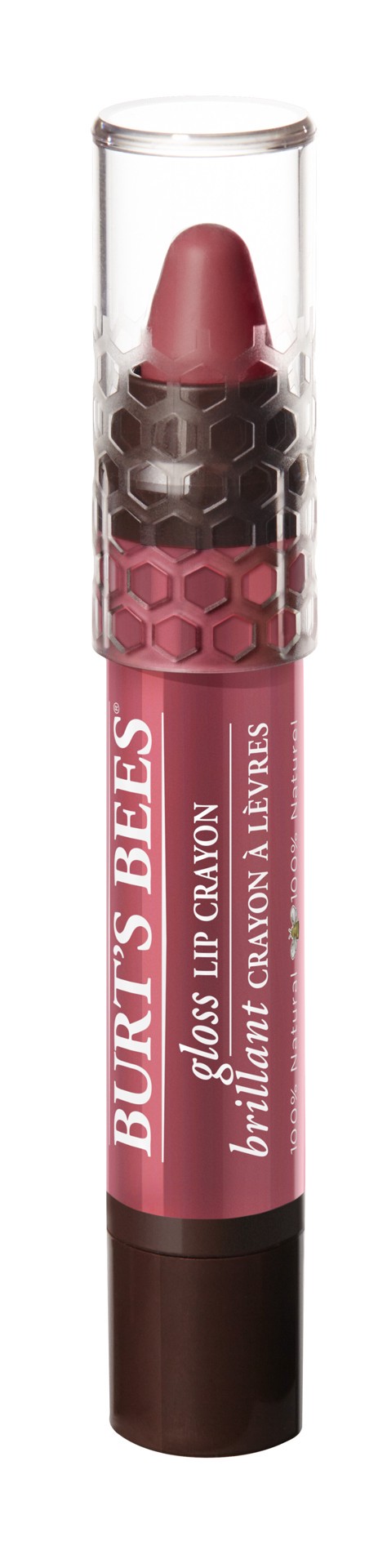 slide 1 of 5, Burt's Bees Gloss Lip Crayon - Tahitian Sunset, 0.1 oz