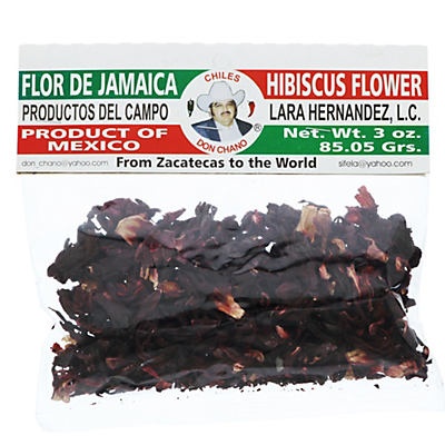 slide 1 of 1, Chulada Jamaica Hibiscus Flowers, 3 oz