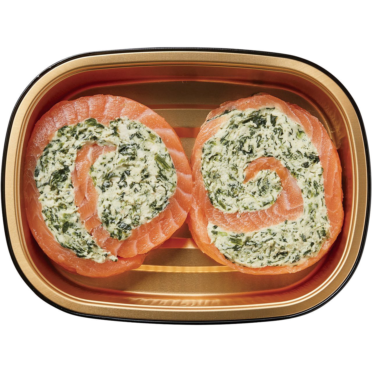 slide 1 of 1, H-E-B Meal Simple Atlantic Salmon Pinwheels with Spinach Feta Stuffing, 2 ct