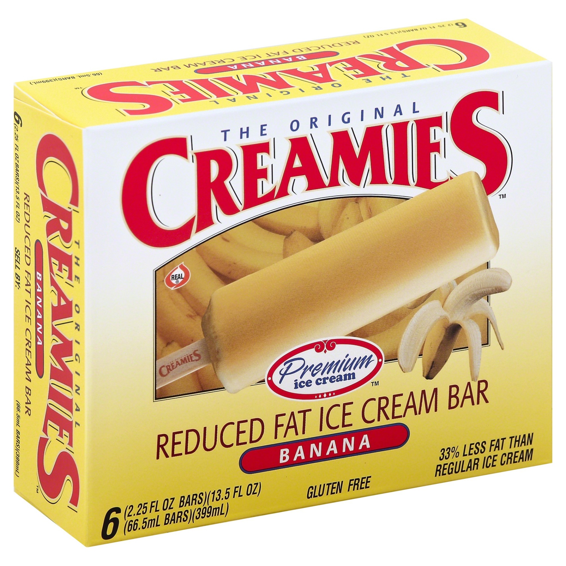 slide 1 of 4, Creamies Ice Cream Bar 6 ea, 6 ct