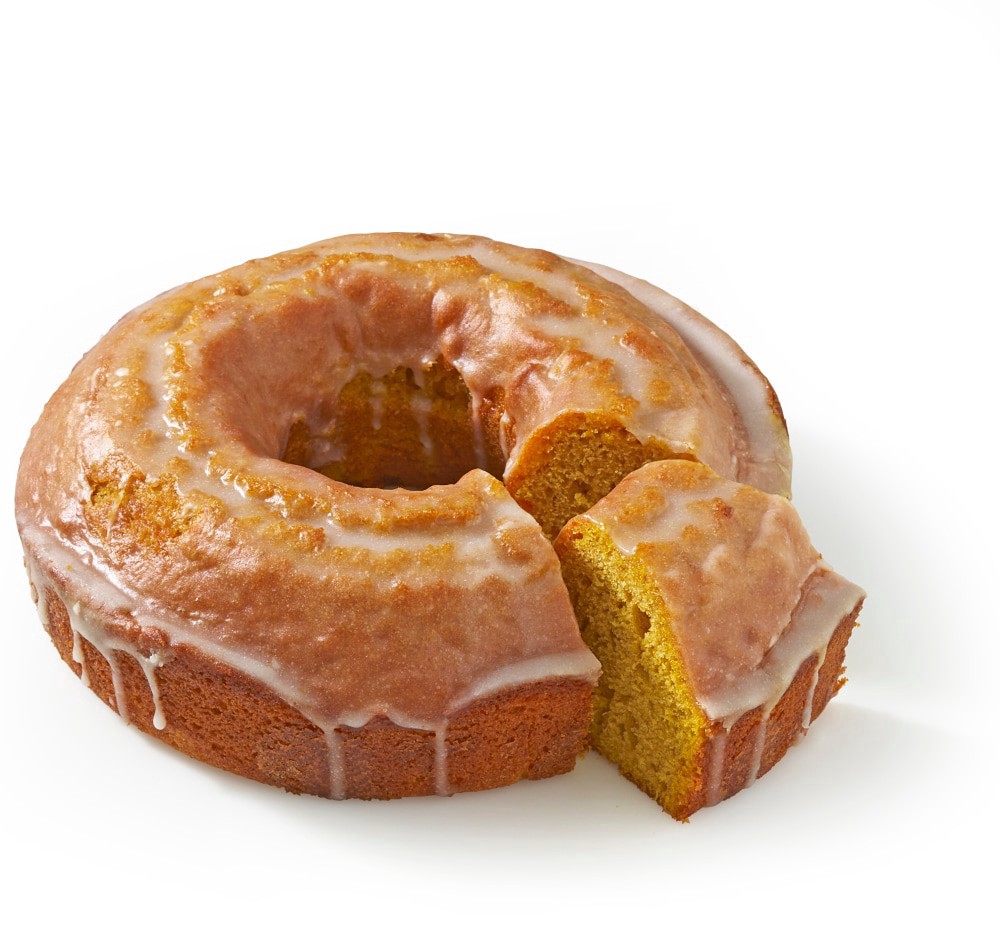 slide 3 of 3, Bakery Fresh Glazed Pumpkin Pudding Cake, 30 oz