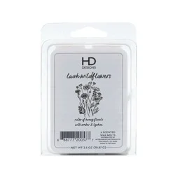 HD Designs Wax Melts - Lush Wildflowers, 2.5 oz