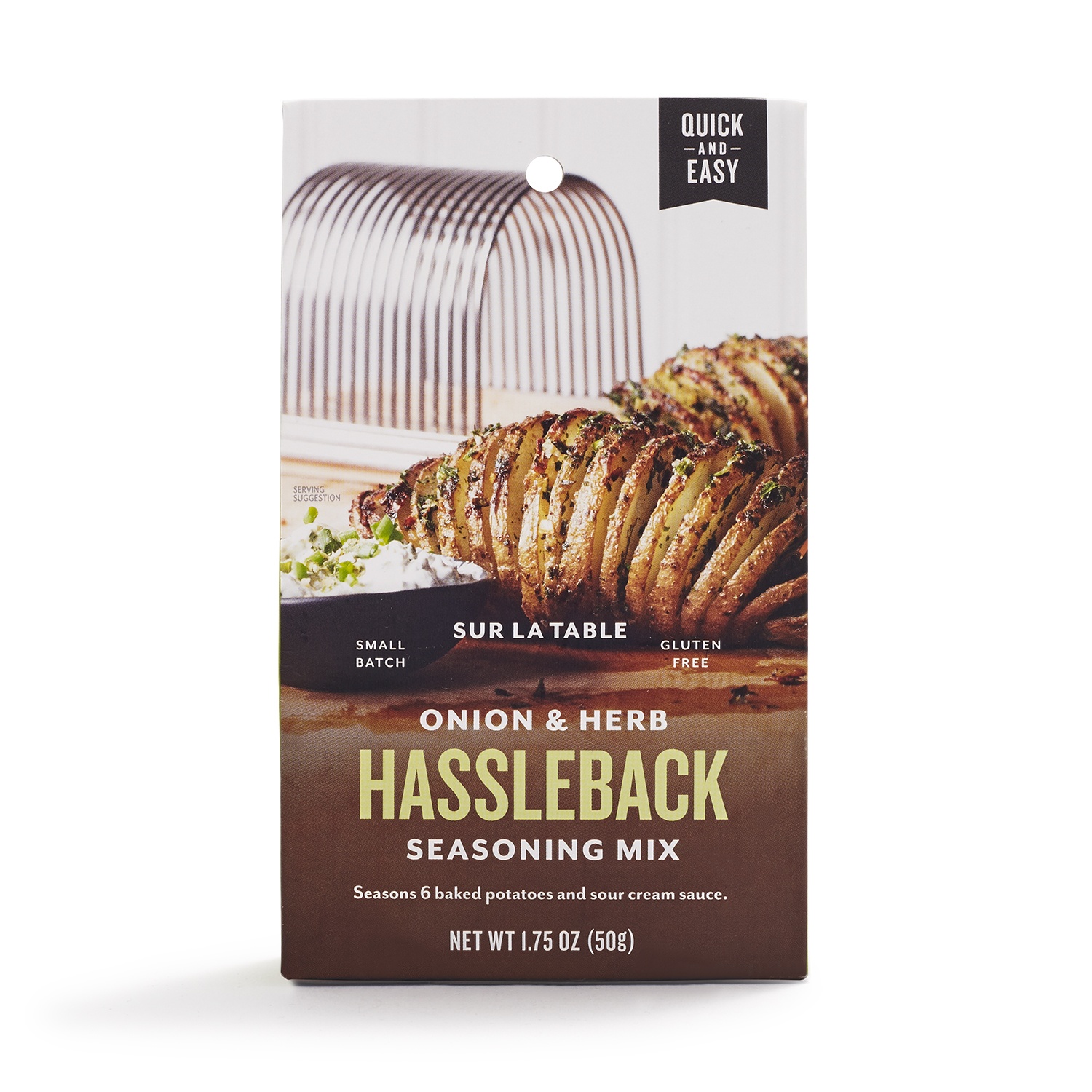 slide 1 of 1, Urban Accents Sur La Table Roasted Onion and Chive Hasselback Potato BBQ Tent, 1 ct