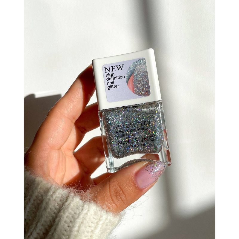 slide 4 of 6, Nails Inc. Nails.INC HD glitter: Ring Light Ready - 0.47 fl oz, 0.47 fl oz