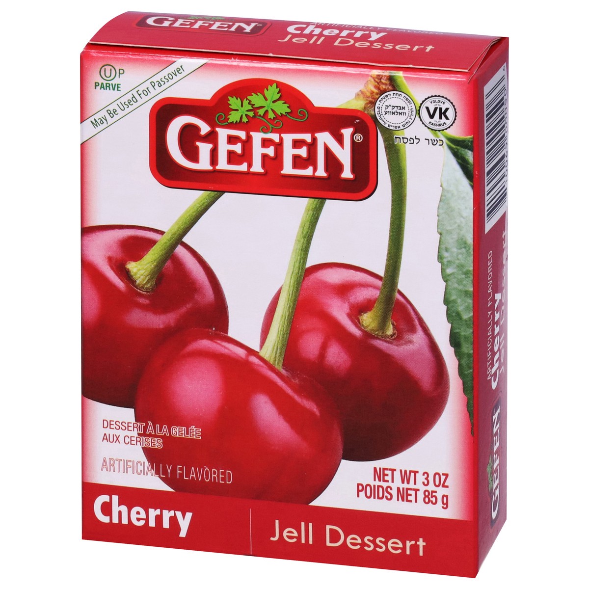 slide 6 of 17, Gefen Cherry Jell Dessert 3 oz, 3 oz