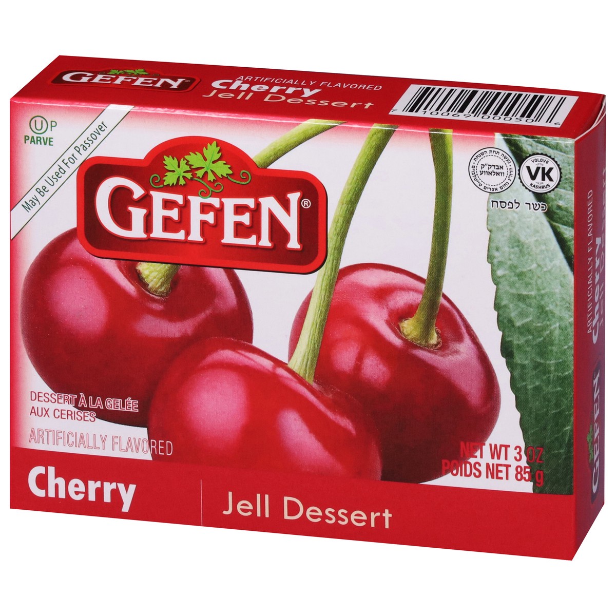 slide 12 of 17, Gefen Cherry Jell Dessert 3 oz, 3 oz