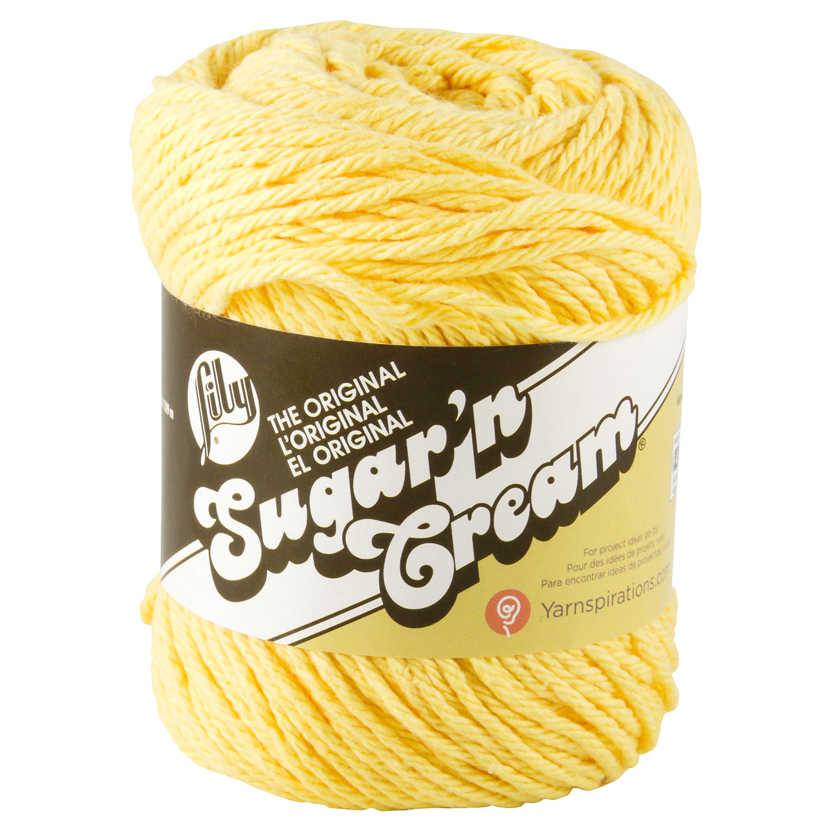 slide 1 of 3, Lily Sugar'N Cream Yarn - Yellow, 1 ct