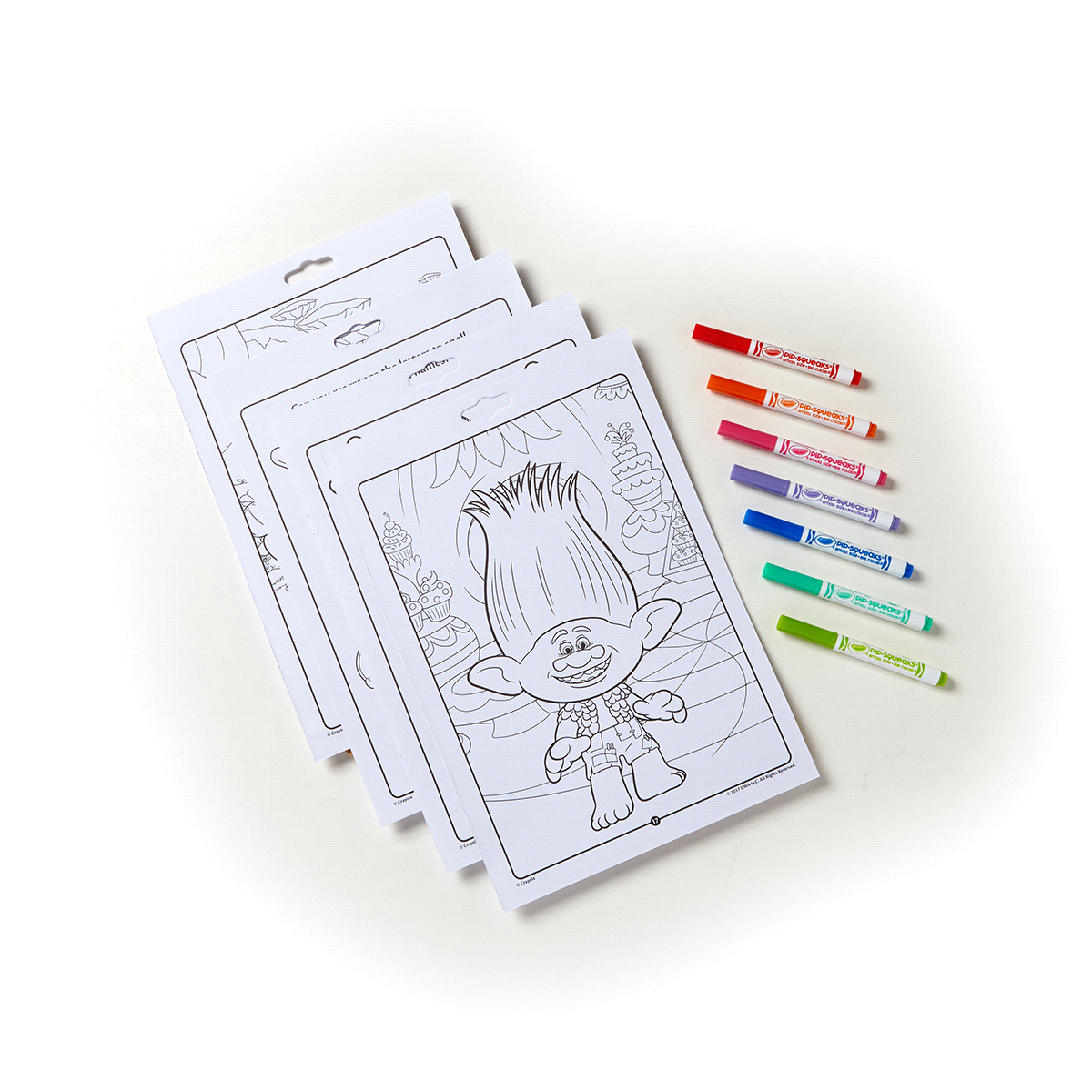 slide 3 of 5, Crayola Dreamworks Trolls Coloring And Activity Pad, 1 ct