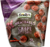 slide 1 of 1, Farm Rich Meatballs with Grape Chili Sauce, 42 oz