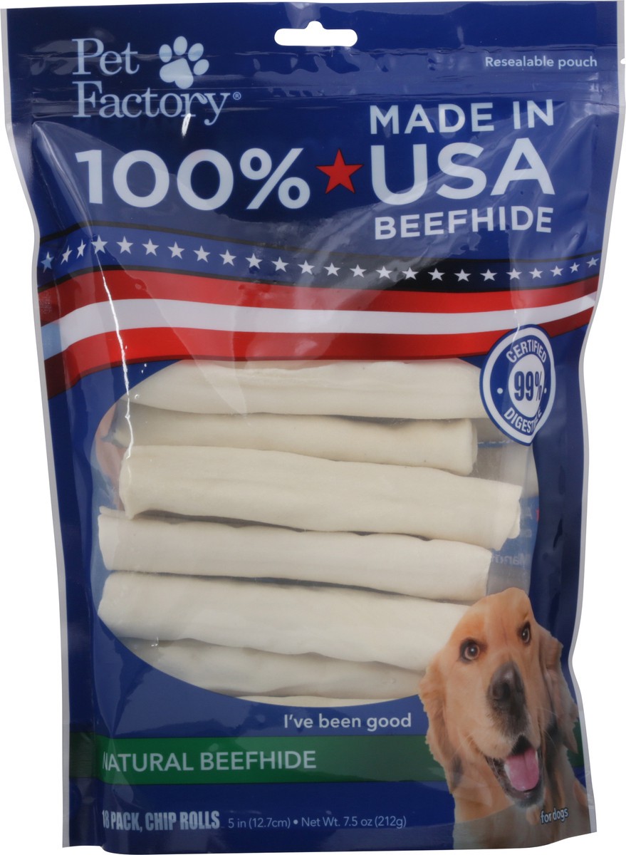 slide 1 of 12, Pet Factory Usa Chip Rolls Med, 18 ct