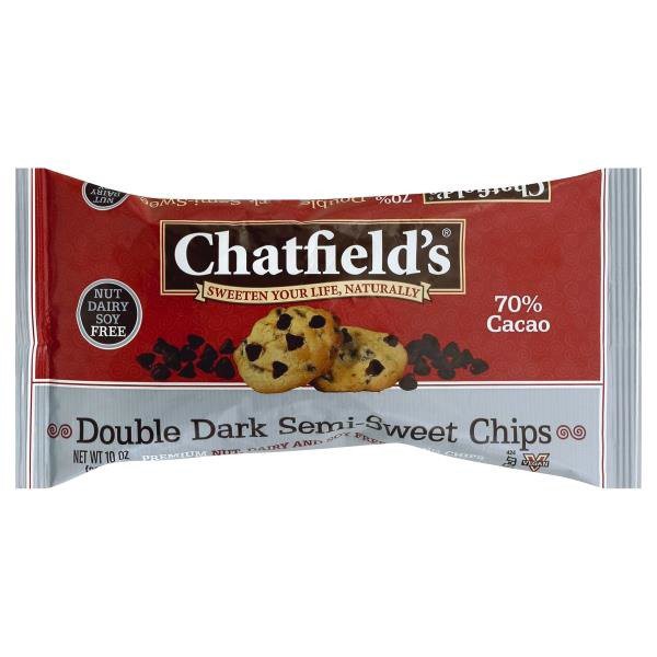 slide 1 of 5, Chatfield's Double Dark Semi Sweet Chips, 10 oz