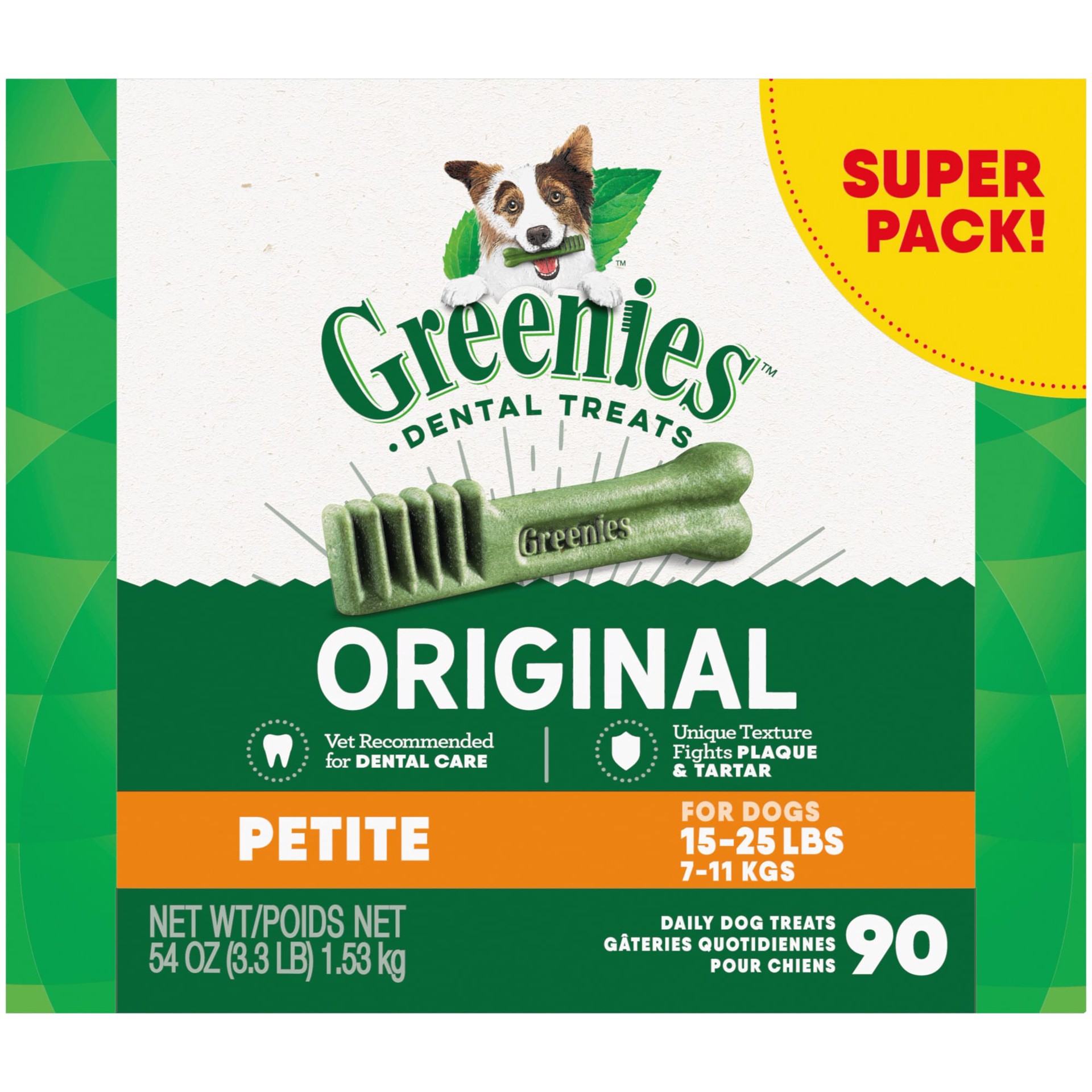 slide 1 of 4, Greenies Petite Original Dental Treats Super Pack! 90 ea, 90 ct