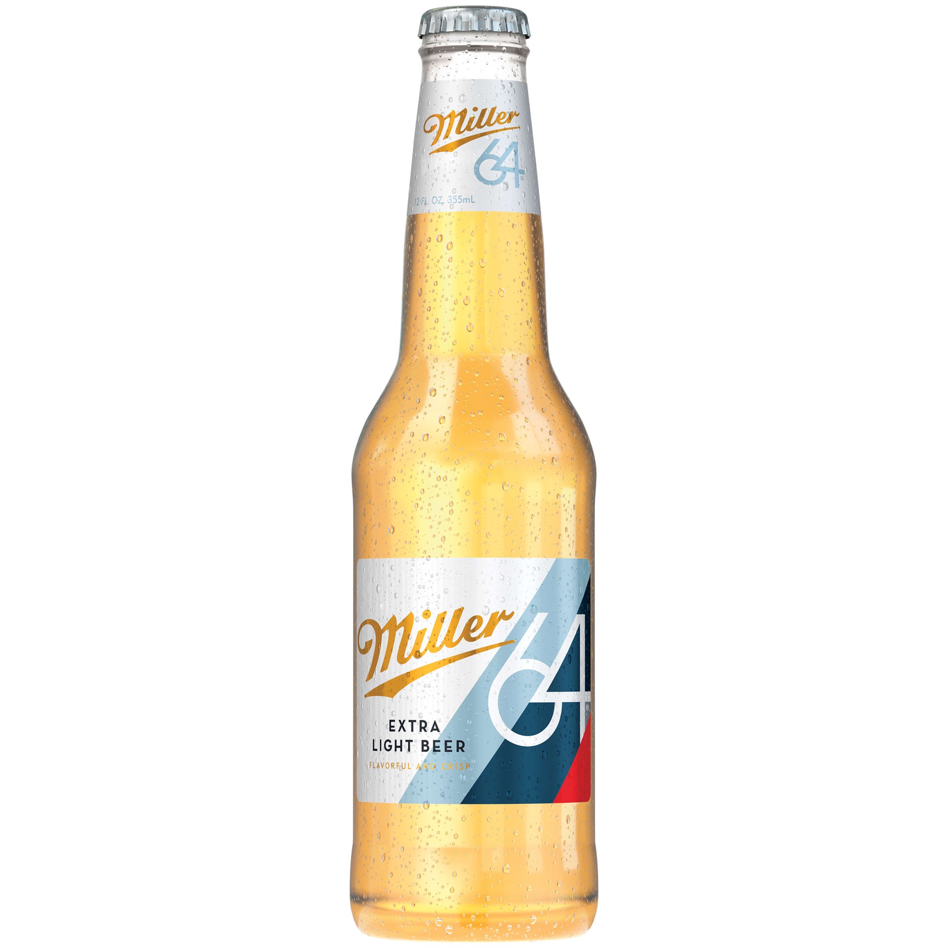 slide 3 of 4, Miller 64 Extra Light Lager Beer, 6 Pack, 12 fl. oz. Bottles, 2.8% ABV, 6 ct; 12 oz