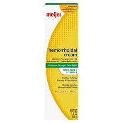 Meijer Maximum Strength Hemorrhoidal Cream