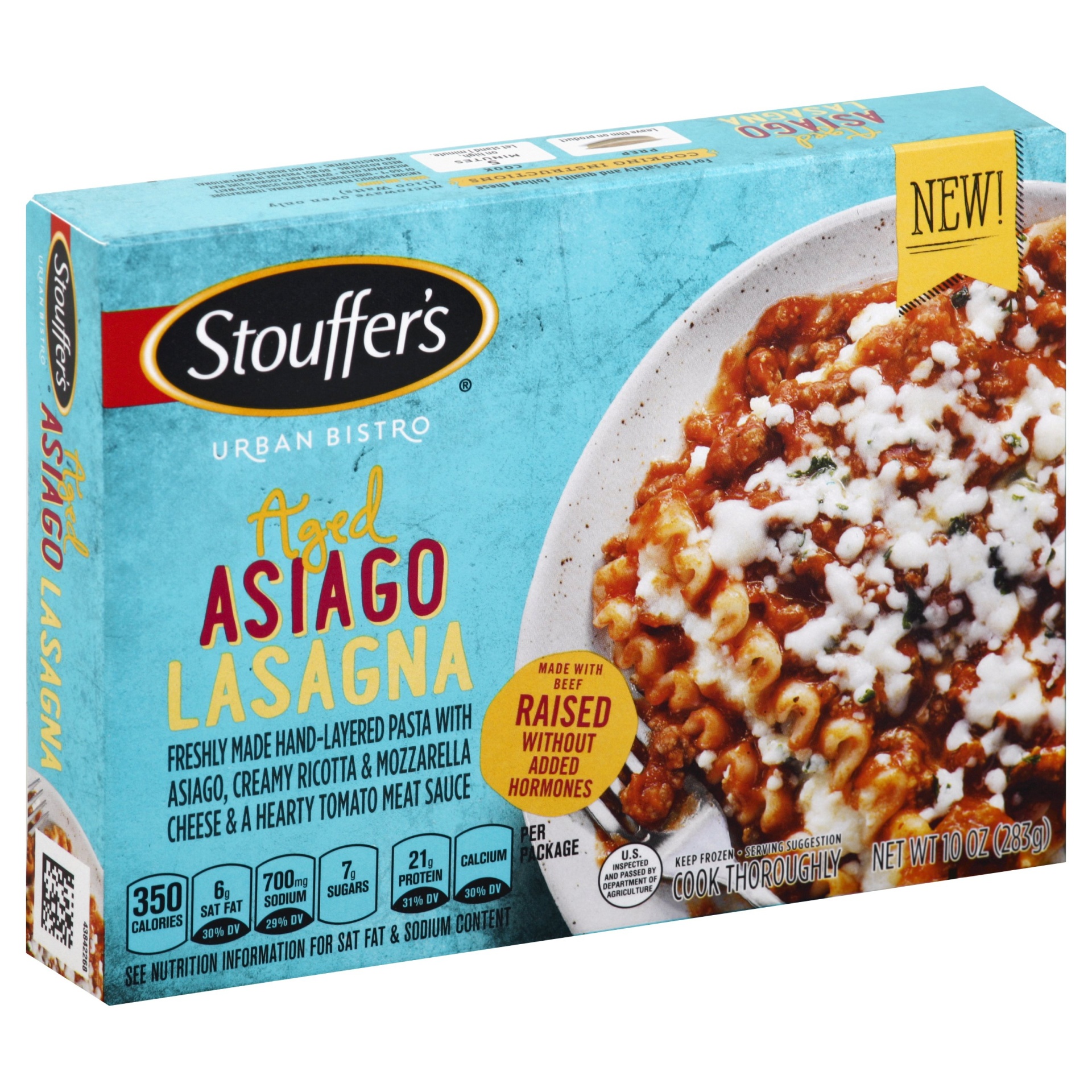 slide 1 of 8, Stouffer's Urban Bistro Aged Asiago Lasagna, 10 oz