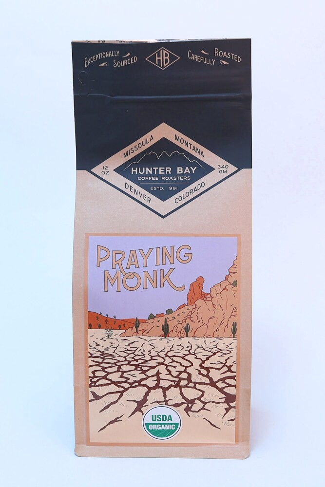 slide 1 of 1, Hunter Bay Coffee Praying Monk Roast - 12 oz, 12 oz