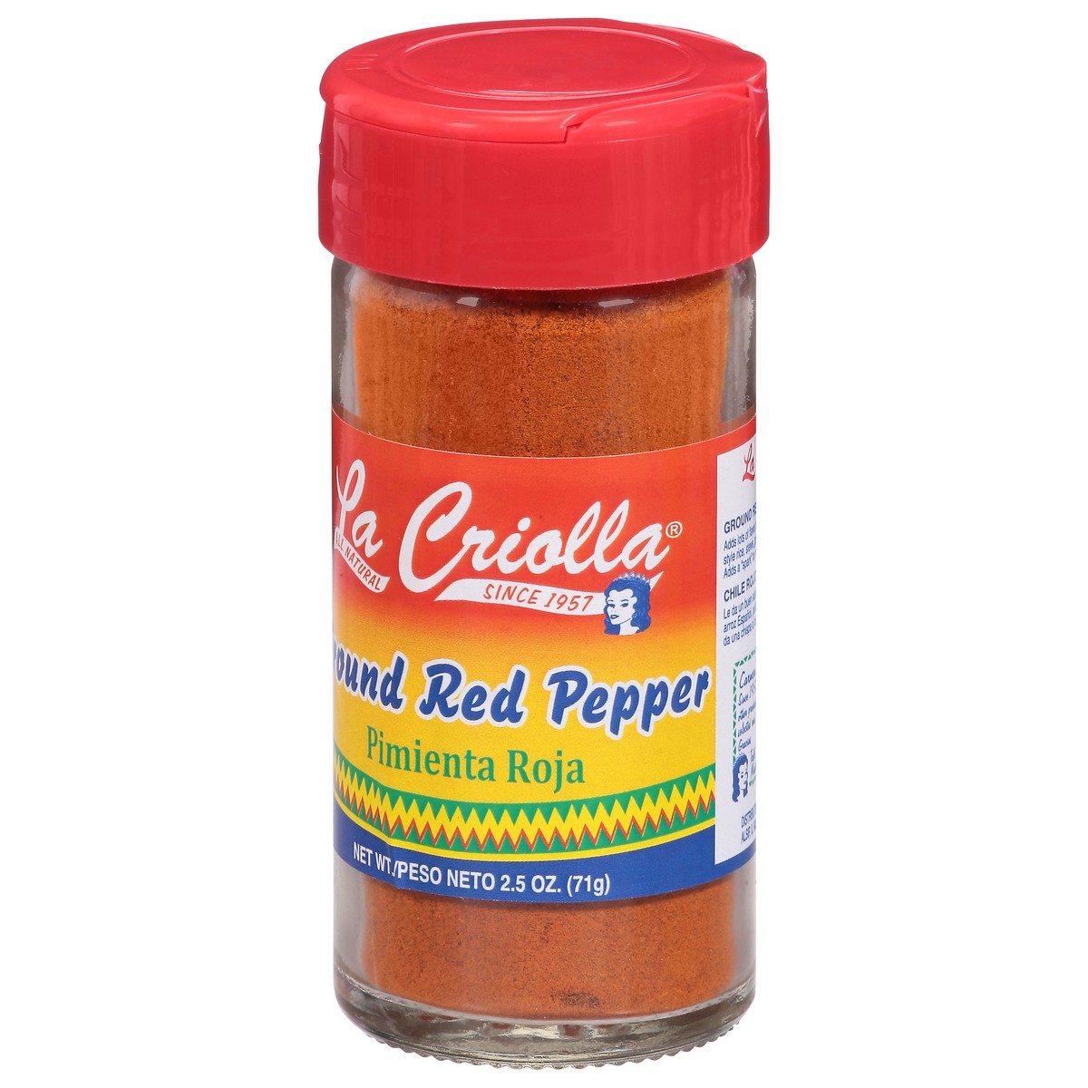 slide 8 of 13, La Criolla Ground Red Pepper 2.5 oz, 2.50 oz