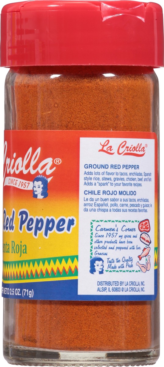slide 5 of 13, La Criolla Ground Red Pepper 2.5 oz, 2.50 oz