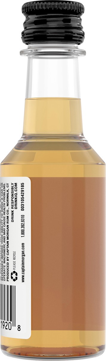 slide 2 of 3, Captain Morgan 100 Proof Spiced Rum, 50 mL, 50 ml