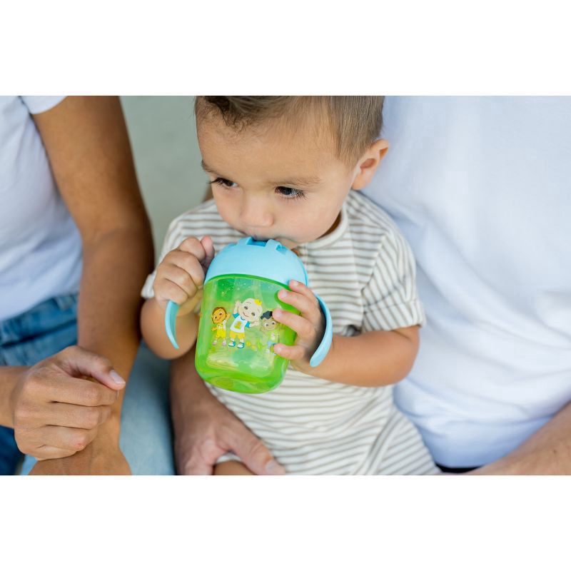 The First Years CoComelon Weighted Straw Cup Bottle to Cup