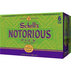 Schell's Lager Notorious Pils 6 pack