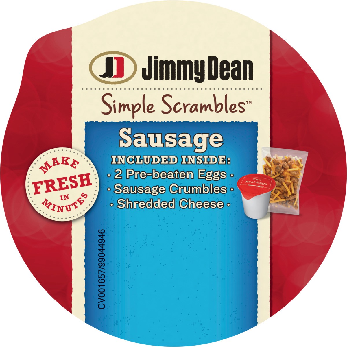 slide 5 of 8, Jimmy Dean Simple Scrambles Sausage, 5.35 oz., 151.67 g