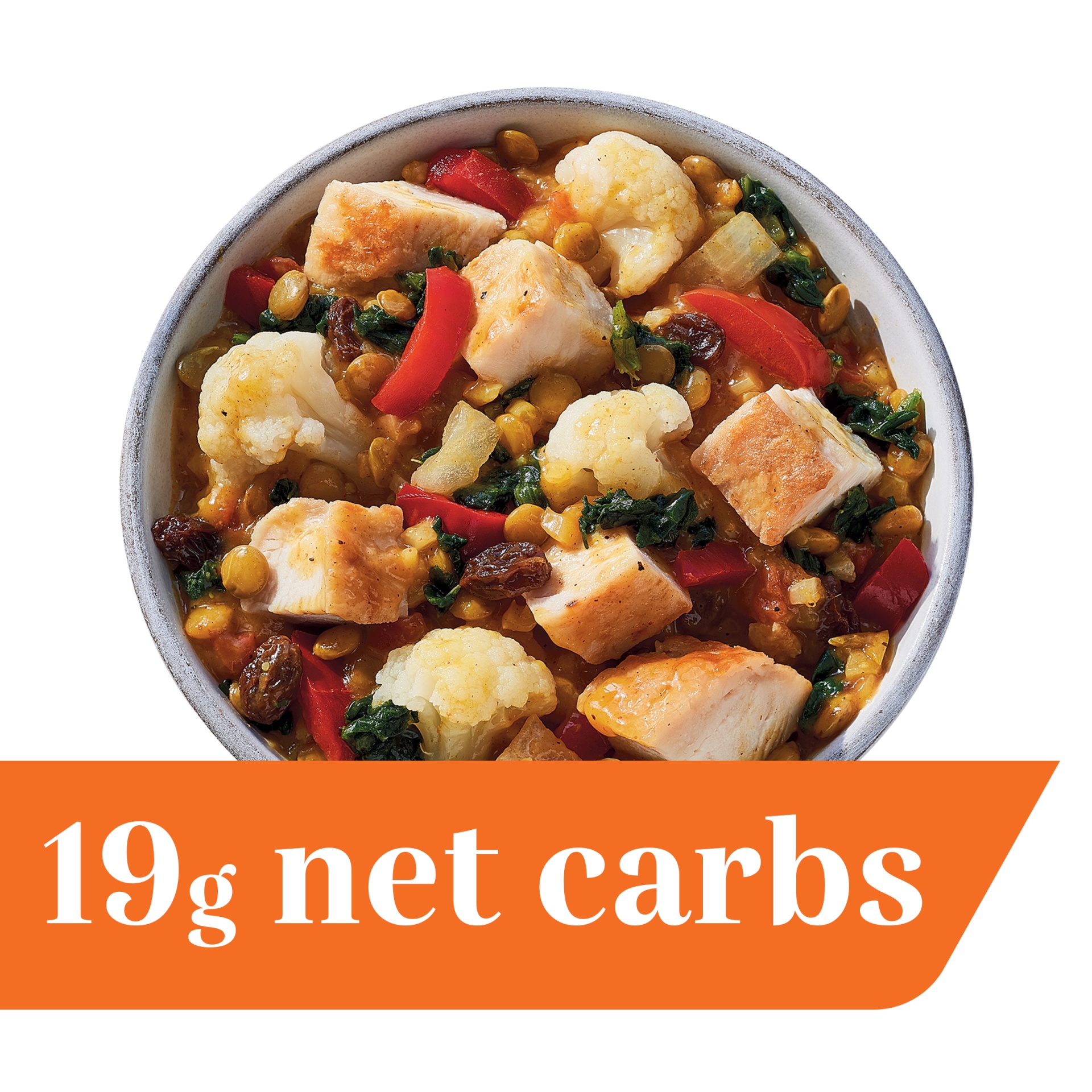 slide 4 of 9, Lean Cuisine Spice Market Chicken & Cauliflower Bowl, 11.25 oz