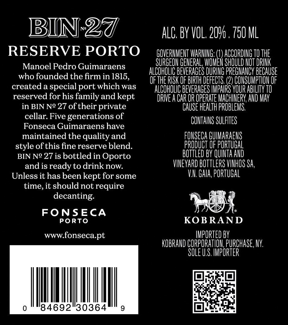 slide 2 of 2, FONSECA Porto 750 ml, 750 ml