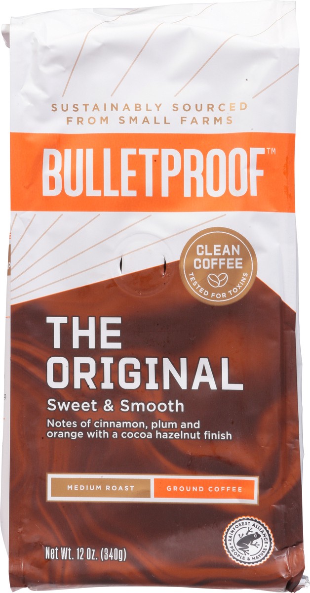 slide 3 of 9, Bulletproof Medium Roast Ground The Original Coffee - 12 oz, 12 oz