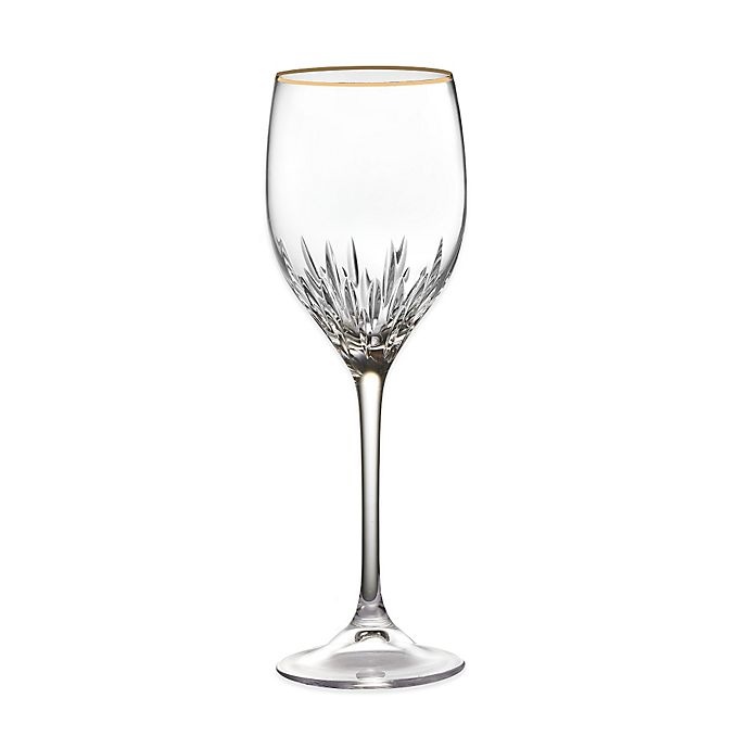 slide 1 of 1, Vera Wang Wedgwood Duchesse Gold Wine Glass, 1 ct