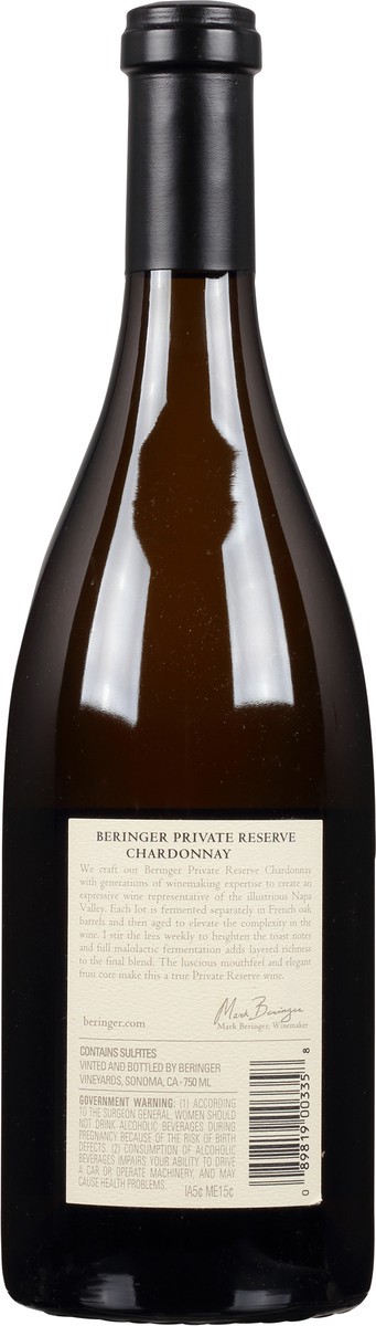 slide 6 of 9, Beringer Private Valley Napa Valley Chardonnay 750 ml, 750 ml