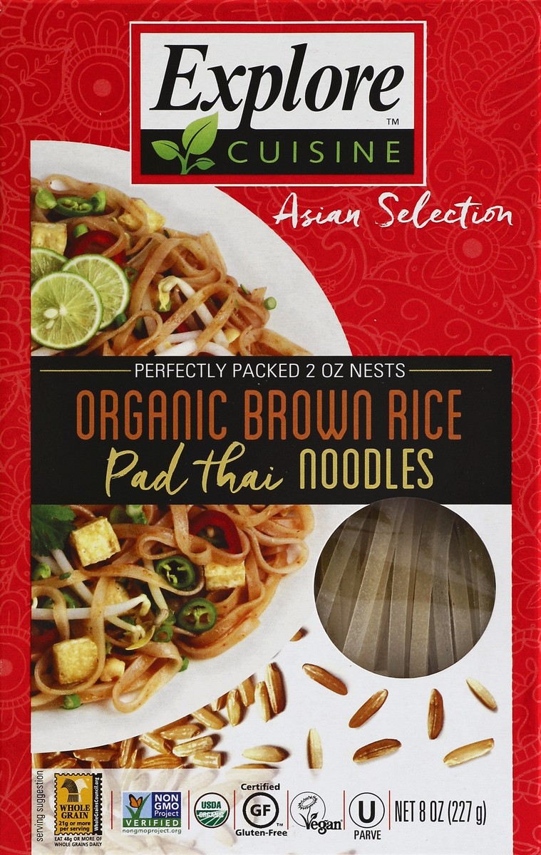 slide 1 of 5, Explore Cuisine Pad Thai Noodles, 8 oz